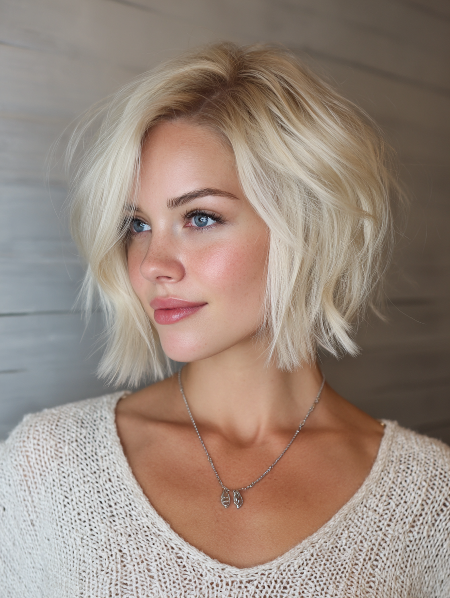 Micro Choppy Bob Hairstyles