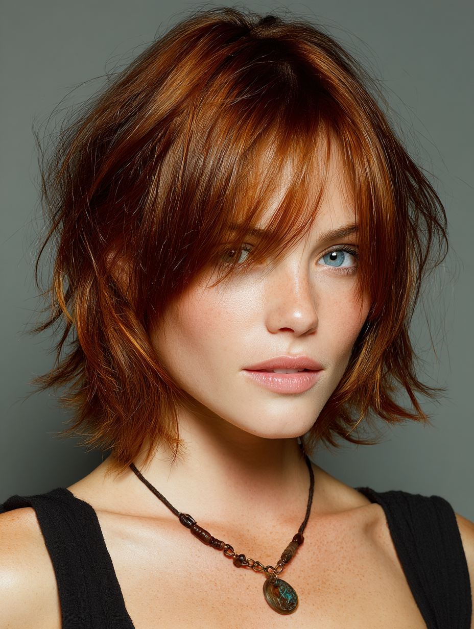 Straight Choppy Bob Hairstyles