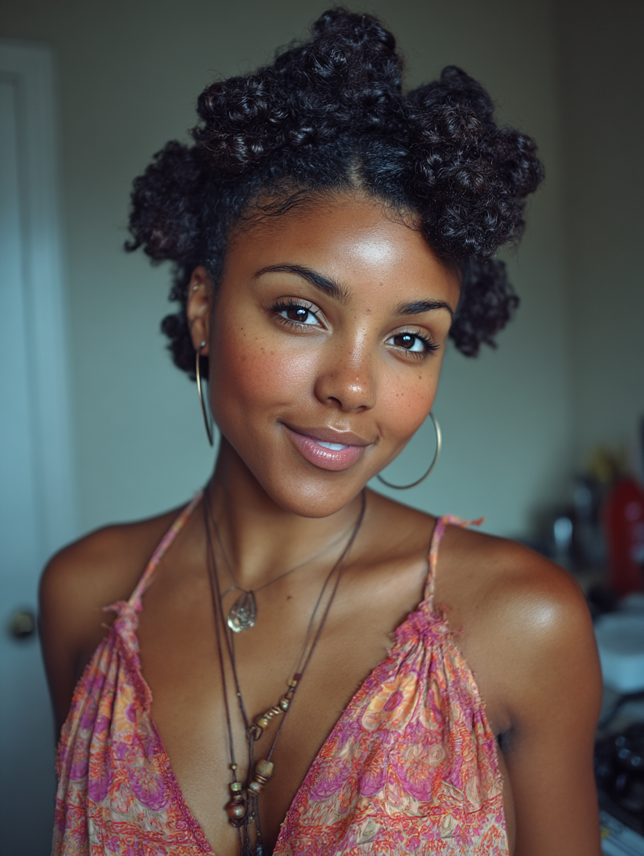 3c/4a Hairstyles: Bantu Knots