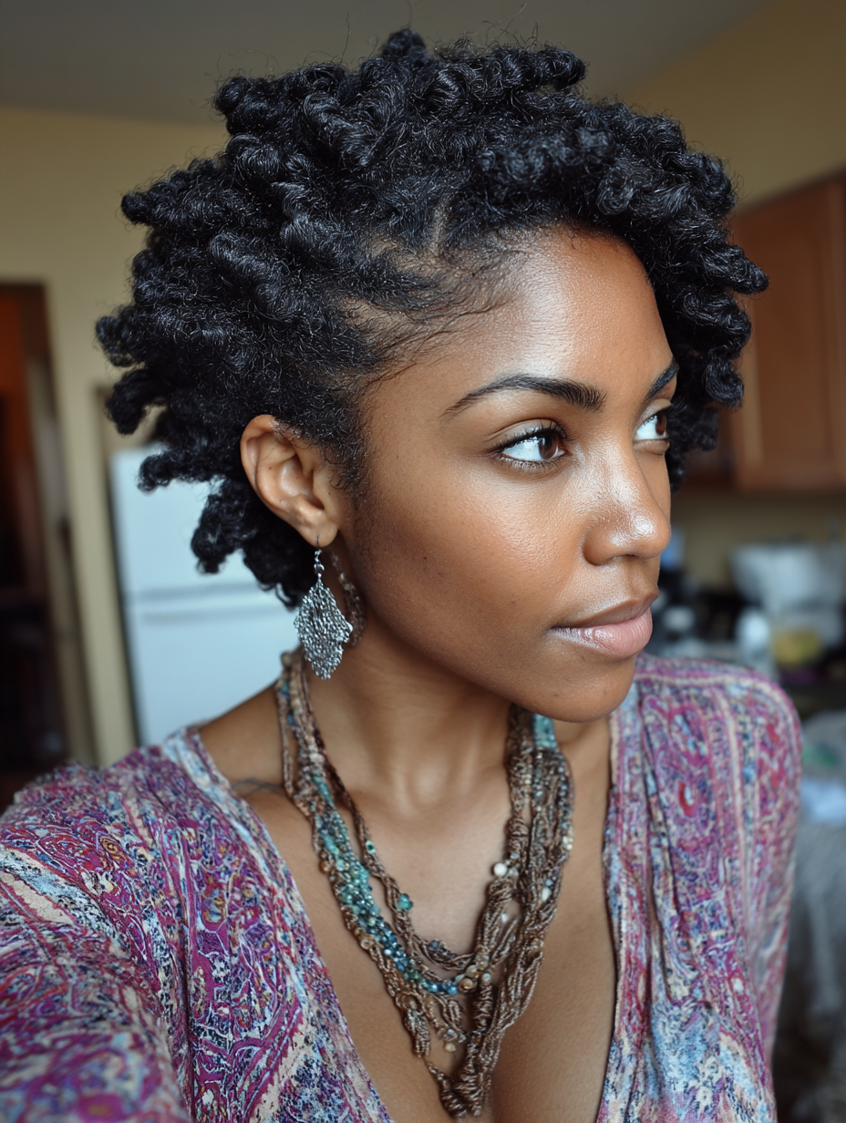 3c/4a Hairstyles: Finger Coils