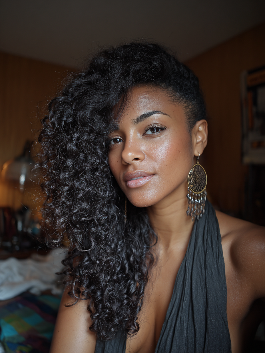3c/4a Hairstyles: Side Swept Curls