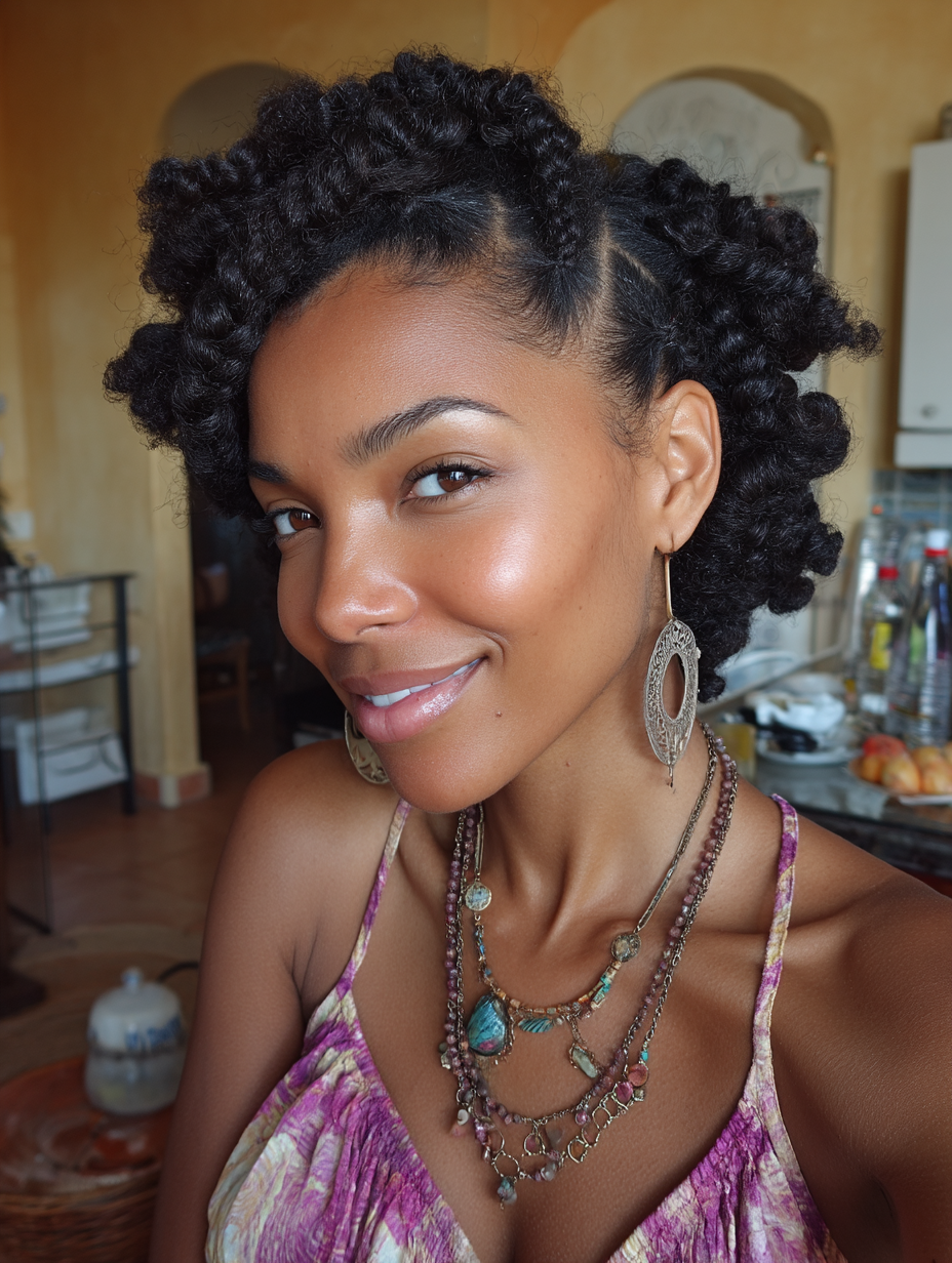 4c Hair: Braid Out Definition Styles