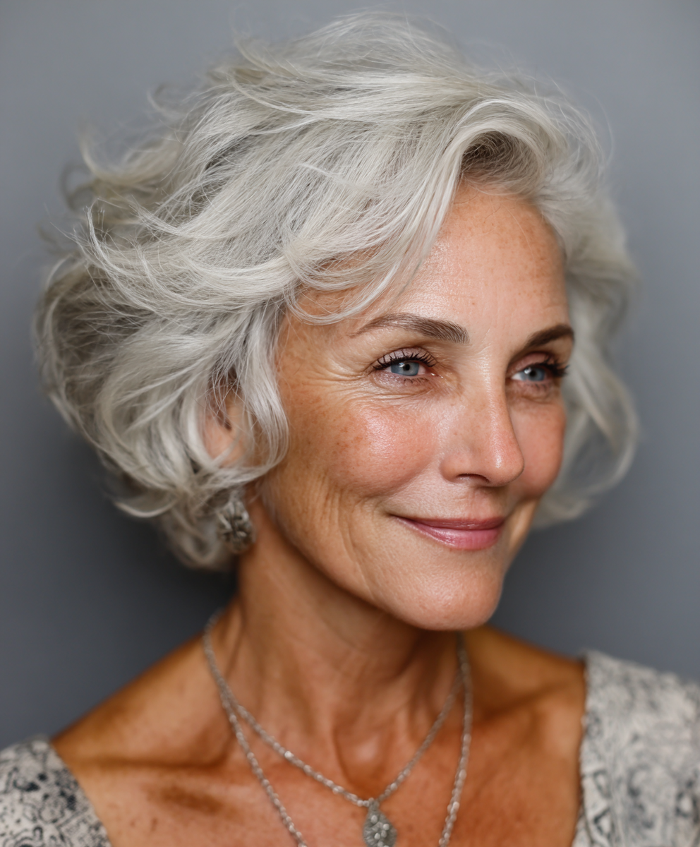 Voluminous Blowout for 60 Year Old Hairstyles
