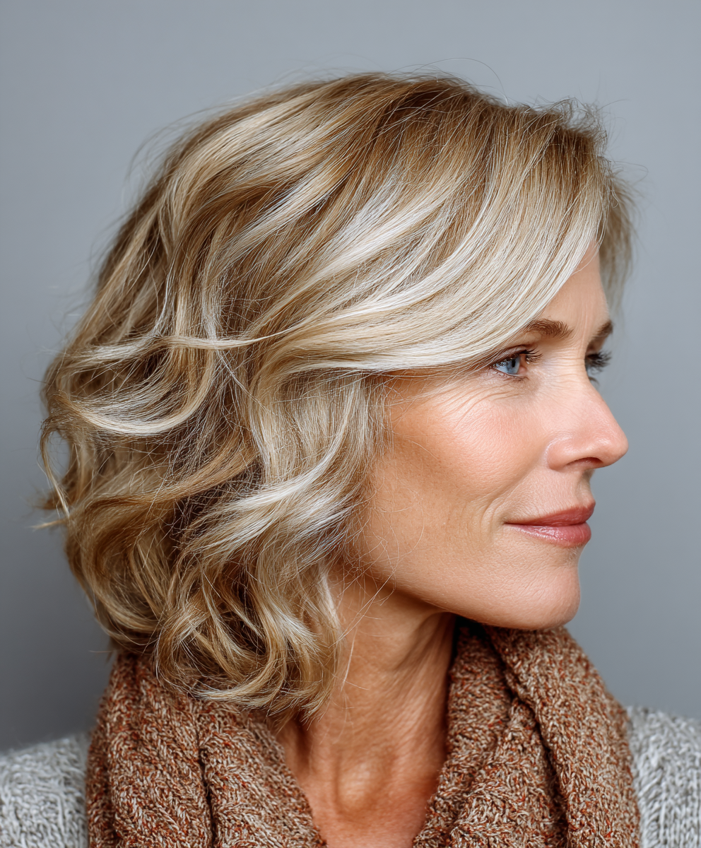 Soft Waves for 60 Year Old Hairstyles