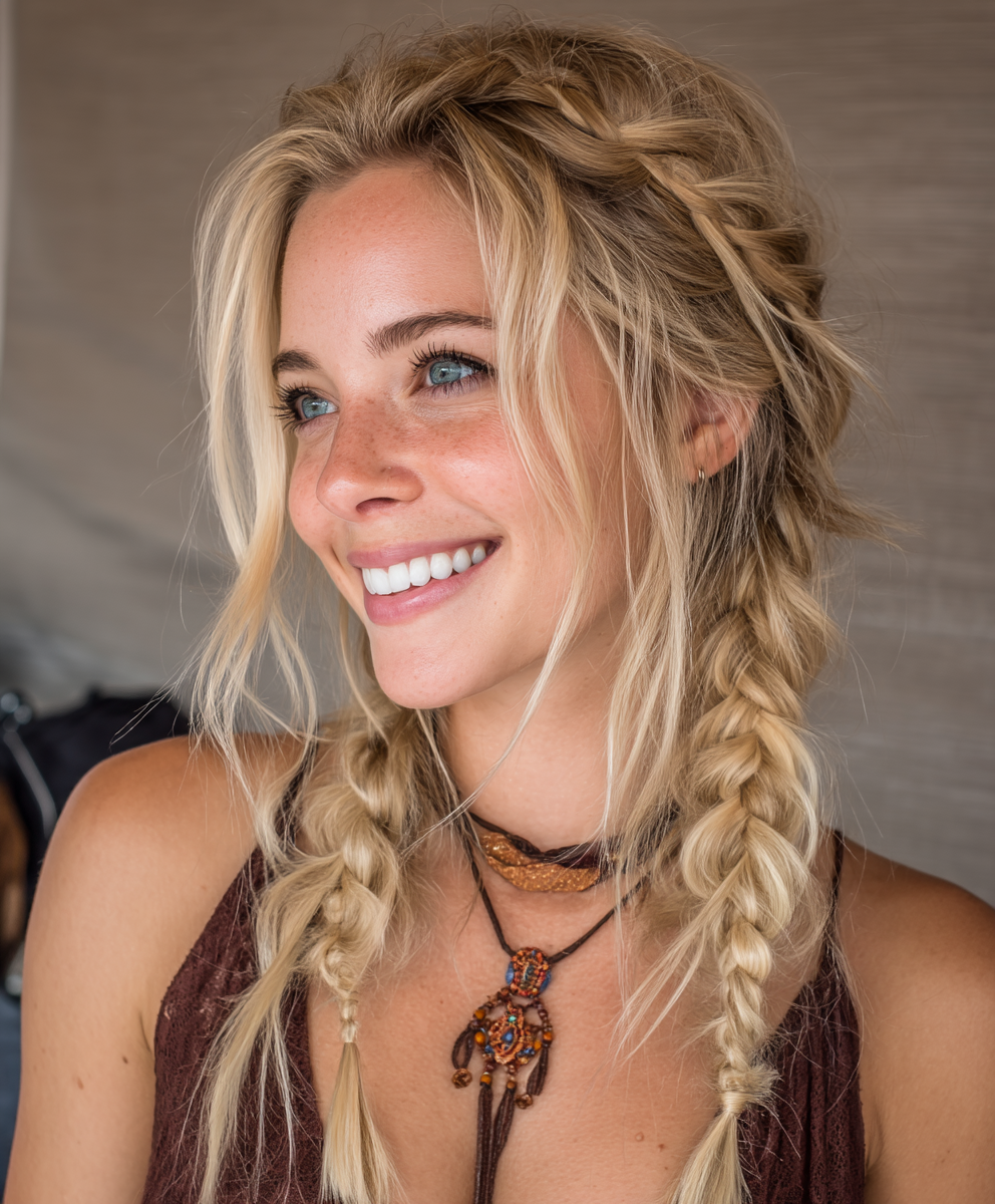 Haircuts For A Medium Length Hair: Fishtail Braid