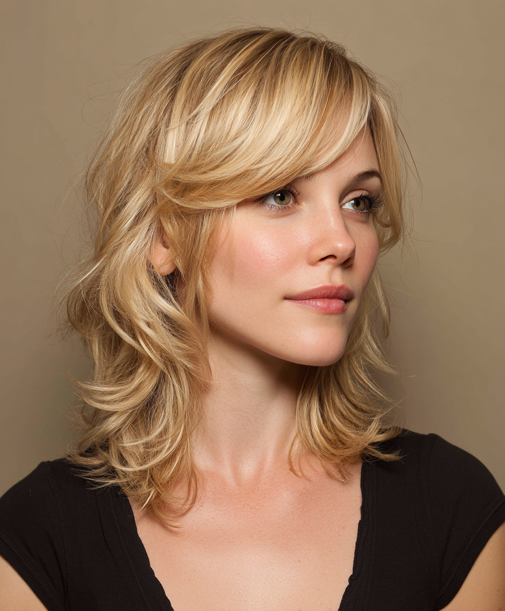 Soft Layers Medium Hair Cuts