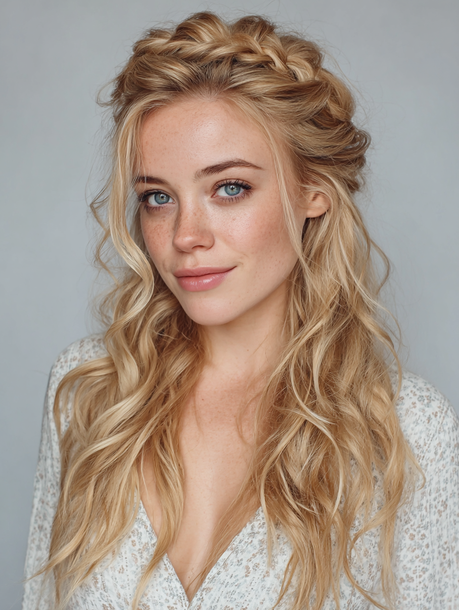 Easy Summer Hairstyles For Teens: Twisted Half Up Hairstyle