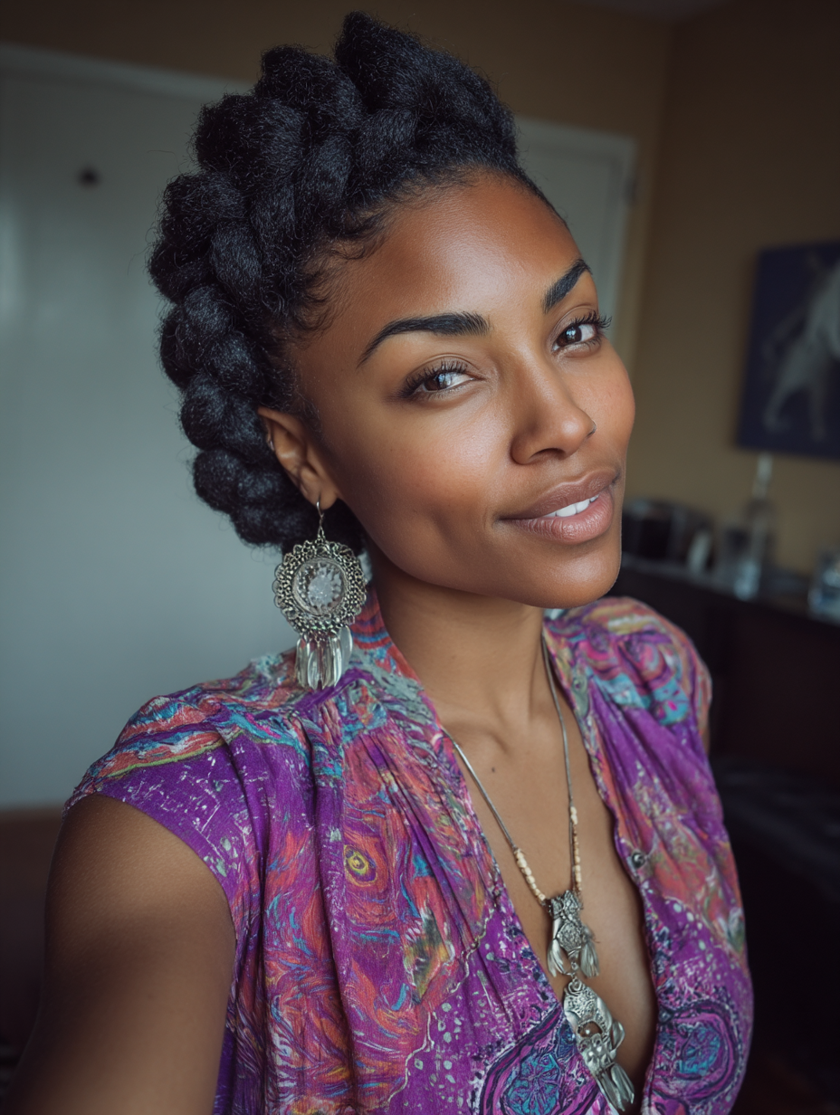 Hairstyles for 3c/4a: Side Braid