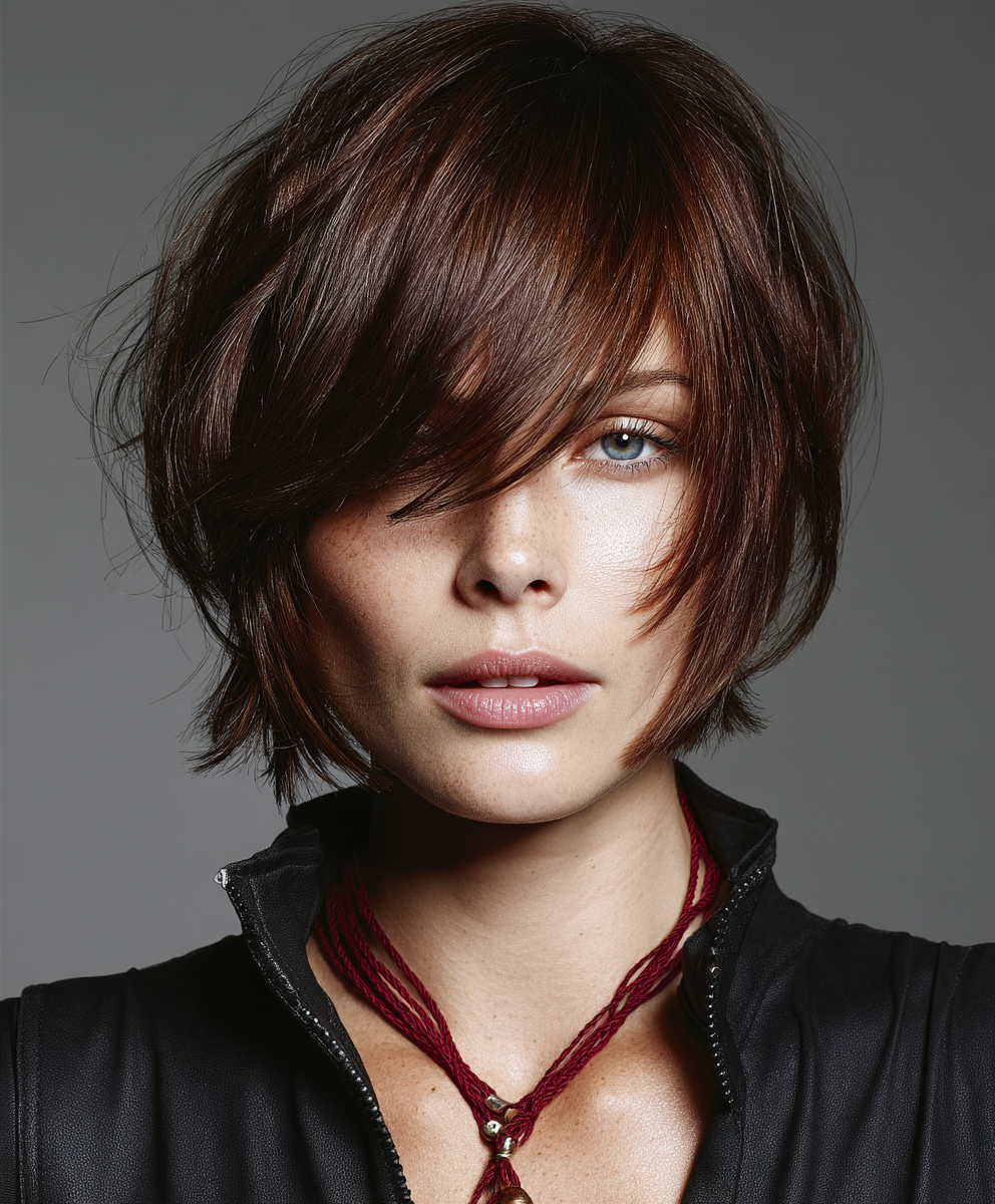 Haircuts For Medium Length Hair: Asymmetrical Cut