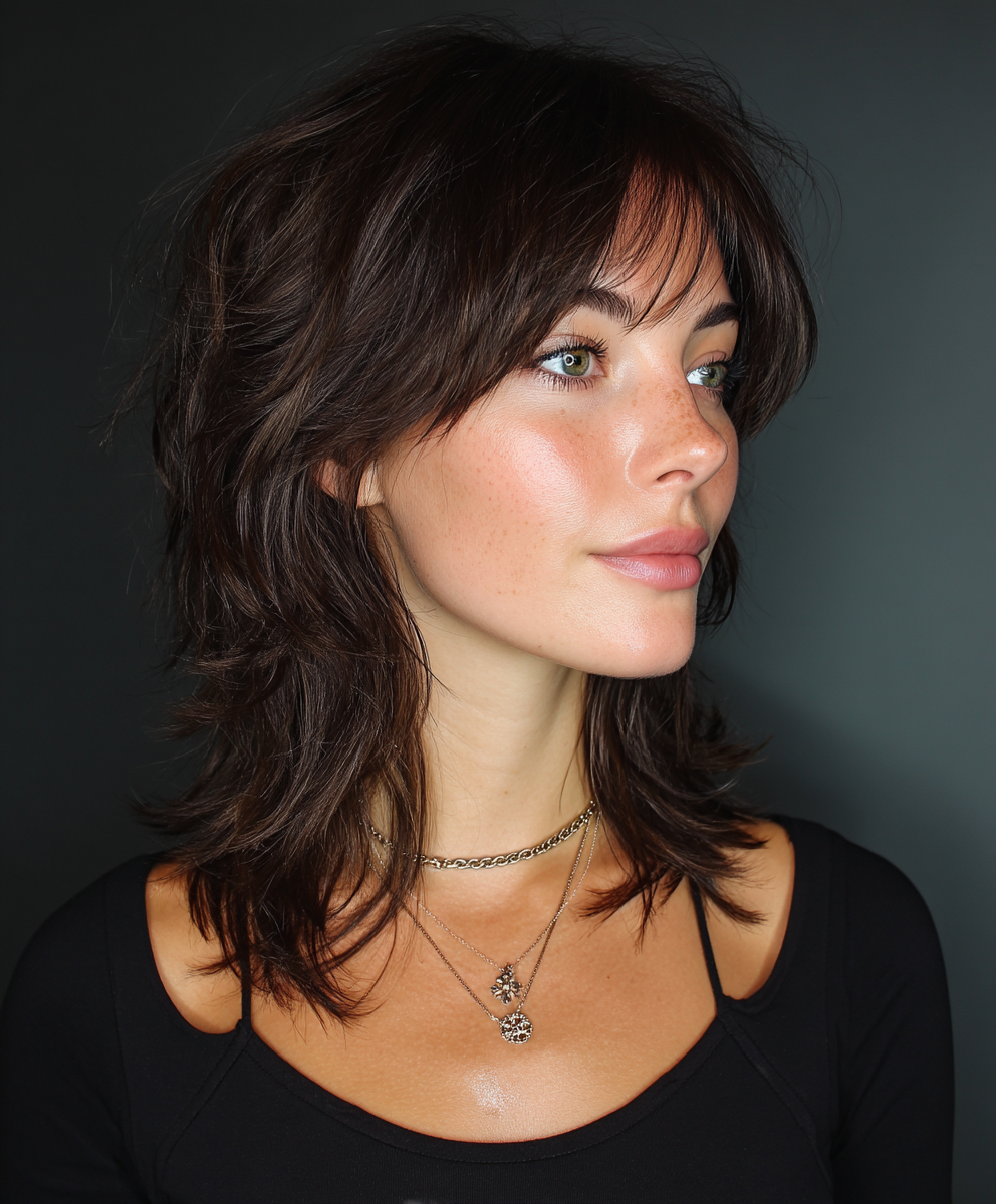 Shag Cut For Medium Length Hair