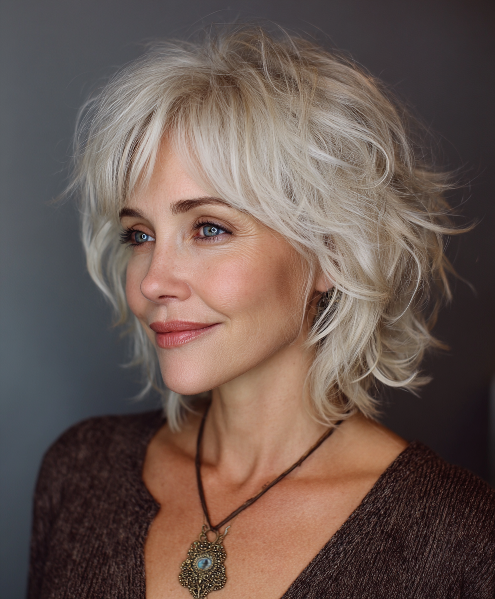 Shag Haircuts with 60 Year Old Hairstyles Where Soft Shag Hairstyles Are Multi-Functional
