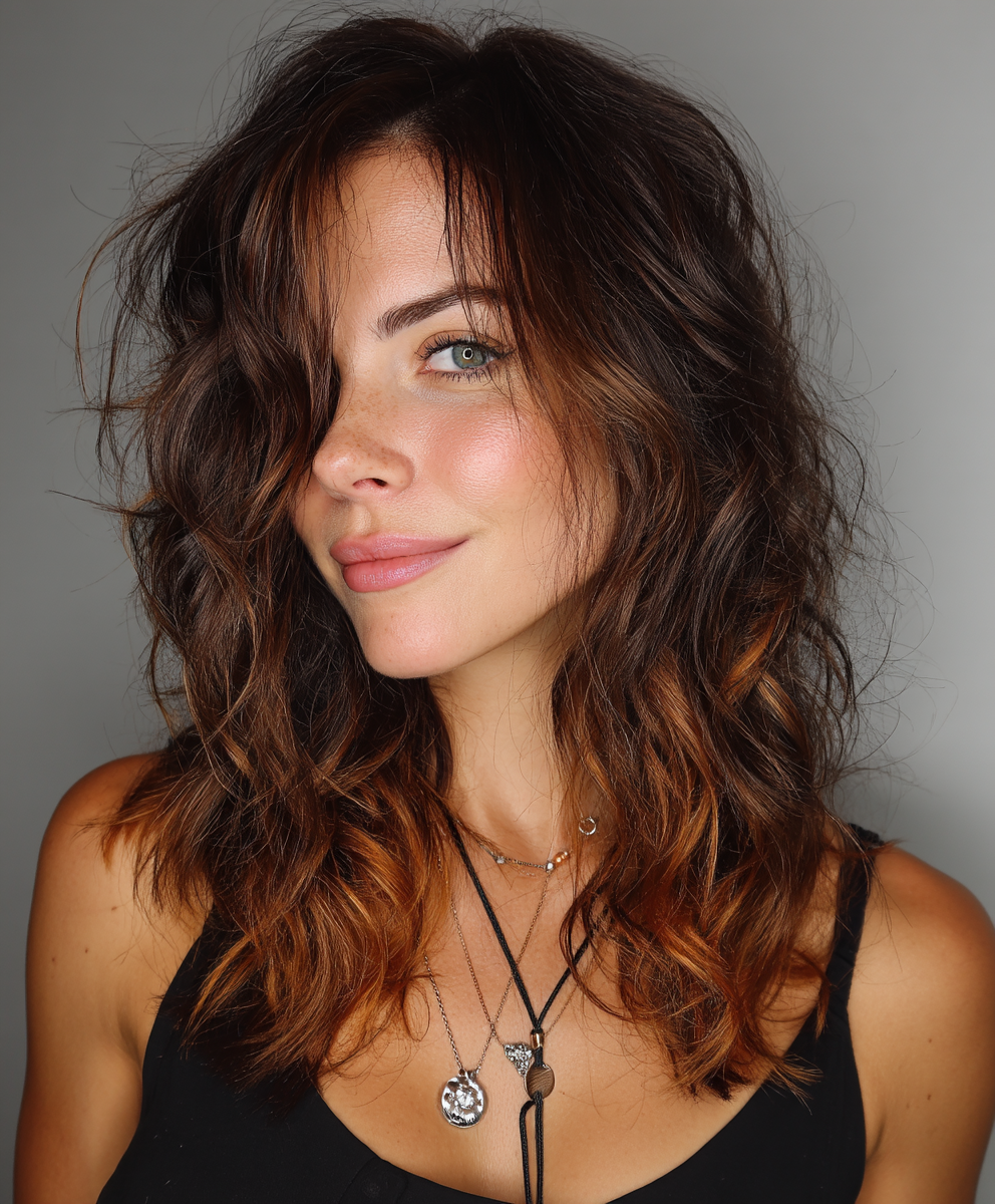 Haircuts for Medium Length Hair: Textured Waves