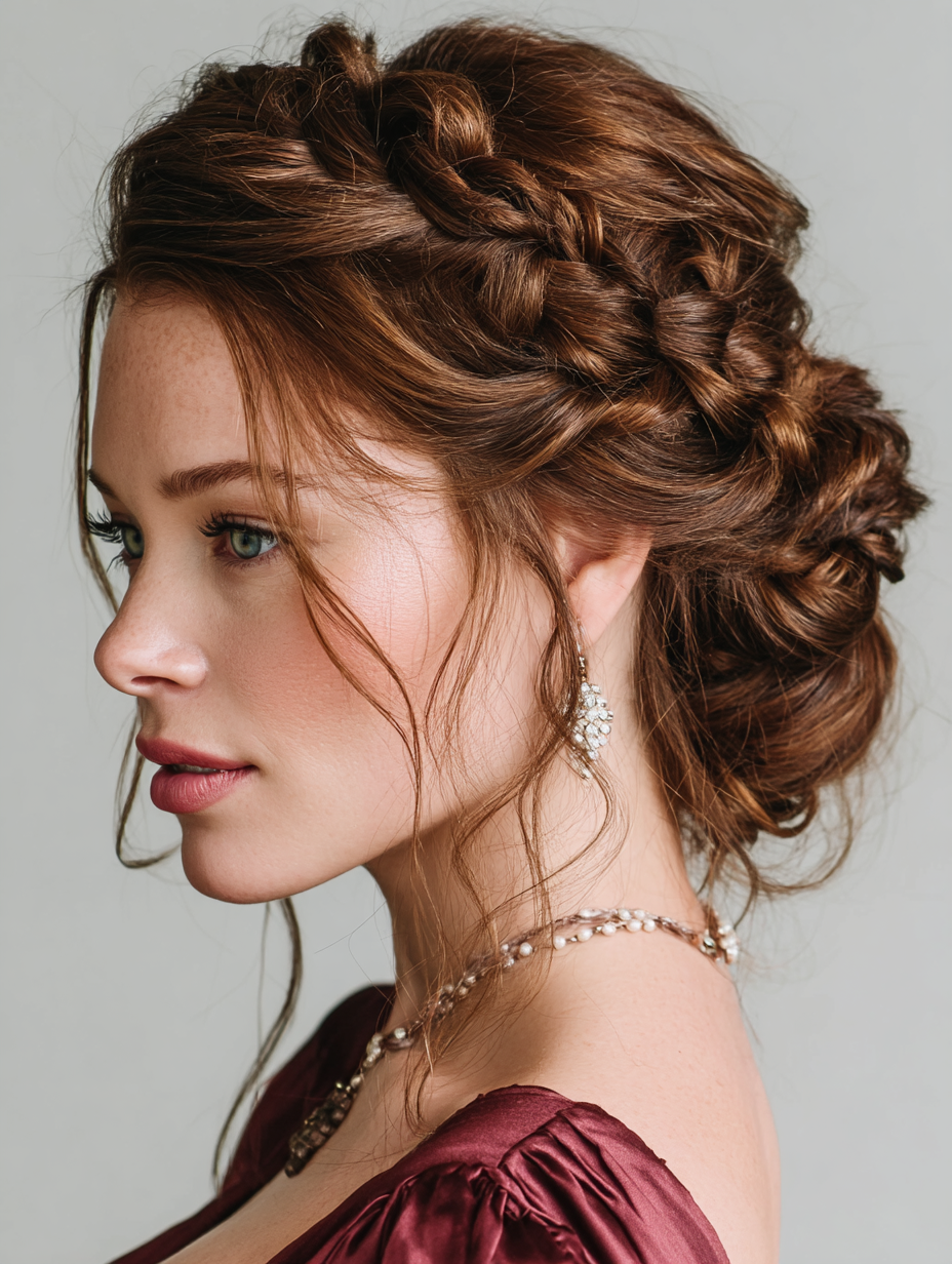 Renaissance Hairstyles Easy: The Twisted Updo