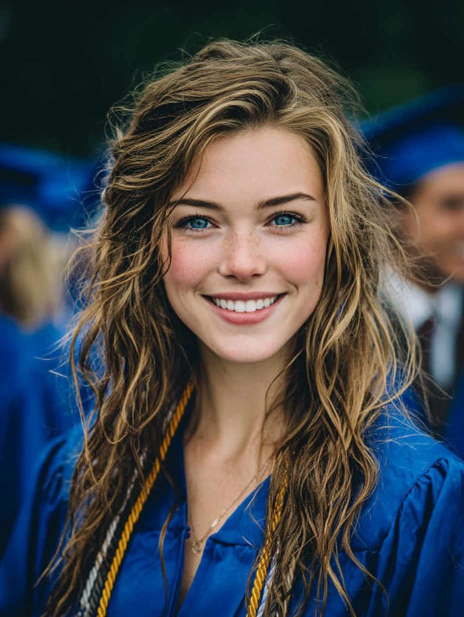 Grad Hairstyles: Loose Waves Add Accessories